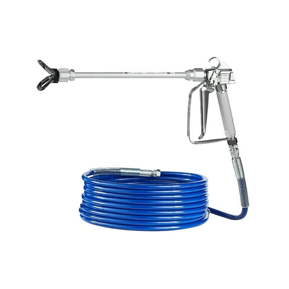 KFFKFF Airless Paint Sprayer with Gun and Hose, 3600PSI Pressure, Includes 5 Nozzles - 211, 315, 417, 517, 623, Rotating Joint Spray Gun Kit, Filters, Hose, and Extension Poles