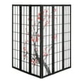 thumbnail image 1 of KFFKFF Partition Screen, 6-Section Indoor Privacy Barrier, Foldable Wooden Room Separator, Japanese-Style Portable Decorative Divider, Ideal for Living Space, Workspace, Dining Area, 1 of 9
