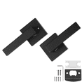 thumbnail image 1 of KFFKFF Passage Door Handle, 6 Pack Matte Black Lever, Reversible for Left or Right Hand Use, Non-Locking Design, 45° Easy Rotation, Universal Square Style for Hallways, Closets, and Meeting Rooms, 1 of 9