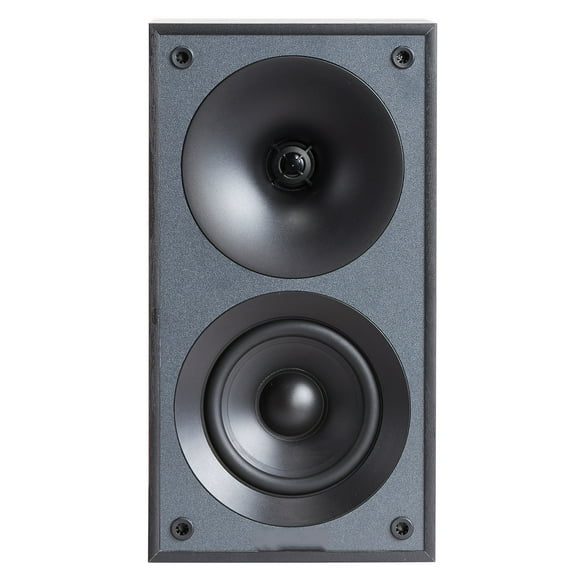 KFFKFF Passive Bookshelf Speaker, 300W, Stereo Speakers with 4-Inch Woofer and 1-Inch Tweeter, Removable Grille, 70Hz-20KHz Frequency Range, Wooden Cabinet, Ideal for Home Audio (1 Pair)