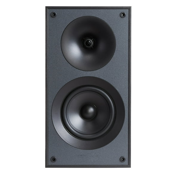 KFFKFF Passive Bookshelf Speaker, 300W, Stereo Speakers with 5.25-Inch Woofer and 1-Inch Tweeter, Removable Grille, 65Hz-20KHz Frequency Range, Wooden Cabinet, Ideal for Home Audio (1 Pair)