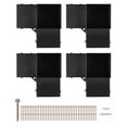 thumbnail image 1 of KFFKFF Pergola Corner Bracket Set, 6''x6'' (Inner Dimensions 5.6x5.6), Includes 4 Durable 3-Way Brackets for DIY Wood Projects, Simplified Setup for Gazebos, Patios, and Outdoor Cabins, 1 of 9