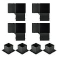 thumbnail image 1 of KFFKFF Pergola Support Kit 6''x6''(Inner Dimensions 5.6x5.6), Set of 8 Sturdy 3-Way Corner Brackets for Woodworking, DIY Post Foundation Kit, Simplified Assembly for Wooden Beams in Gazebos, 1 of 9