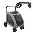 thumbnail image 1 of KFFKFF Pet Stroller, Portable 4-Wheels Dog Stroller Carrier 160lbs, 1 of 10