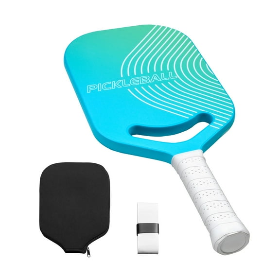 KFFKFF Pickleball Paddleswith Aero Throat 16MM Honeycomb Core Practice Pickleball Trainer Paddle T700 Raw Carbon Fiber Construction