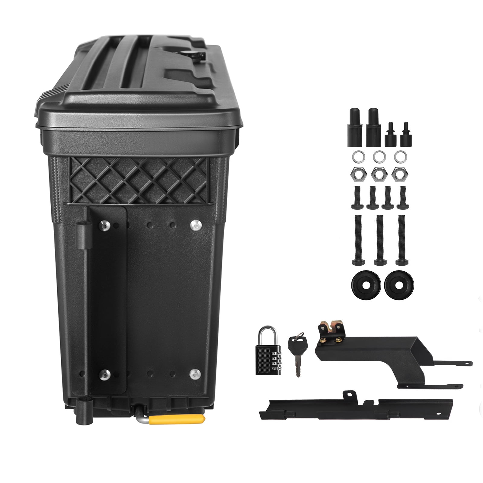 Free Shipping! KFFKFF Truck Bed Toolbox with Lock, 25L ABS