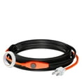 thumbnail image 1 of KFFKFF Pipe Heating Cable, 18FT 7W/FT Thermal Strip for Tubes with Integrated Temperature Control, Water Tube Warming Wire Safeguards PVC Hose, Metallic and Synthetic Tubes from Ice Formation, 1 of 9