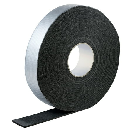 KFFKFF Pipe Insulation Wrap, 32.8 FT x 2-inch Self-Adhesive Tape with Aluminum Foil Layer, Foam and Foil Wrap for Temperature Control, Freeze Protection, and Indoor/Outdoor Use