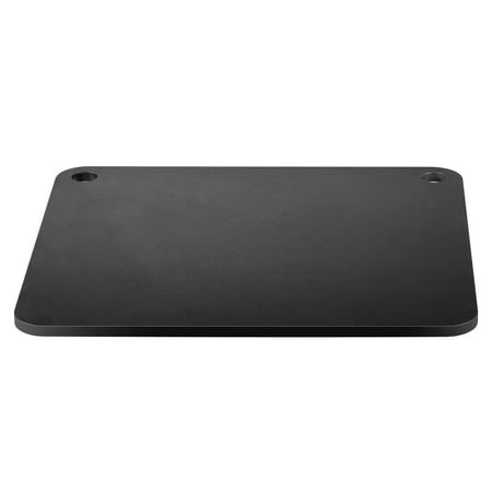 KFFKFF Pizza Metal, 16" x 14.5" x 3/8" Pizza Metal Sheet for Oven, Carbon Steel Pizza Cooking Slab Pre-Seasoned, High Conductivity Pizza Tray, Robust Pizza Dish for Outdoor Barbecue, Indoor Oven
