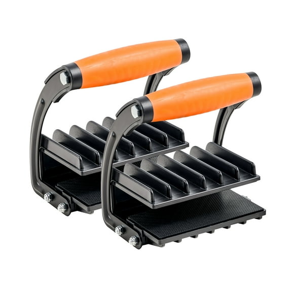 KFFKFF Plywood Carrier, 200 lbs Single Clamp Capacity, 2 Pack Adjustable Drywall Carrying Tool for Boards 0-1 Inches Thick, Carrier with Non-Slip Grips for Plastic Sheets, Plywood, and Drywall