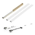 thumbnail image 1 of KFFKFF Pocket Door Frame Kit, Adjustable for 24-30 in Wide and 80 in High Doors, Features Two-Way Soft Close, Smooth and Quiet Sliding, Easy Installation, Durable Galvanized Steel, 1 of 9