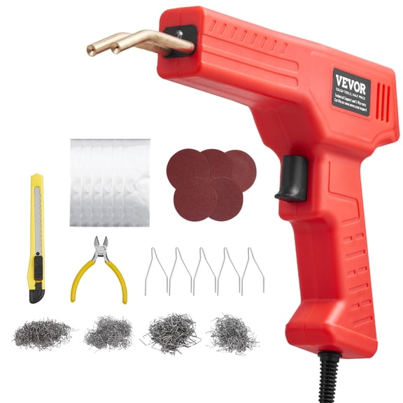 KFFKFF Polymer Fusion Tool, 100W Polymer Fusion Apparatus with 800 Hot Fasteners, Expert Hot Fastener Fusion Apparatus, Polymer Auto Fender Restoration Set with LED Illumination for Canoe, Playthings