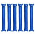 thumbnail image 1 of KFFKFF Pool Cover Water Bags, 6-Pack 4 Ft, Single Chamber Design, 0.4mm Thick PVC Tubes with Leak-Resistant Screw Caps, Ideal for Securing Inground Pool Covers During Winter, Blue, 1 of 9