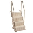 thumbnail image 1 of KFFKFF 4-Step Pool Steps Above Ground, Anti-slip Pool Ladder with Dual Handrailss, Supports up to 400 lbs, Suitable for 48-54 Inch Inground & Above-ground Pools, Taupe, 1 of 9