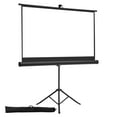 thumbnail image 1 of KFFKFF Portable 60-Inch Projector Screen with Stand, 16:9 HD Display, 160° Viewing Angle, Wrinkle-Resistant Design, Includes Tripod and Carry Bag for Indoor and Outdoor Use, 1 of 9