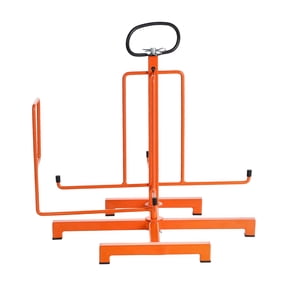 KFFKFF Portable Cable Dispenser with Anti-Slip Handle, Floor or Stud Mounted Wire Spool Rack for Electrical, Industrial, and Retail Applications, Featuring Swivel Eyelet for Easy Wiring Transport