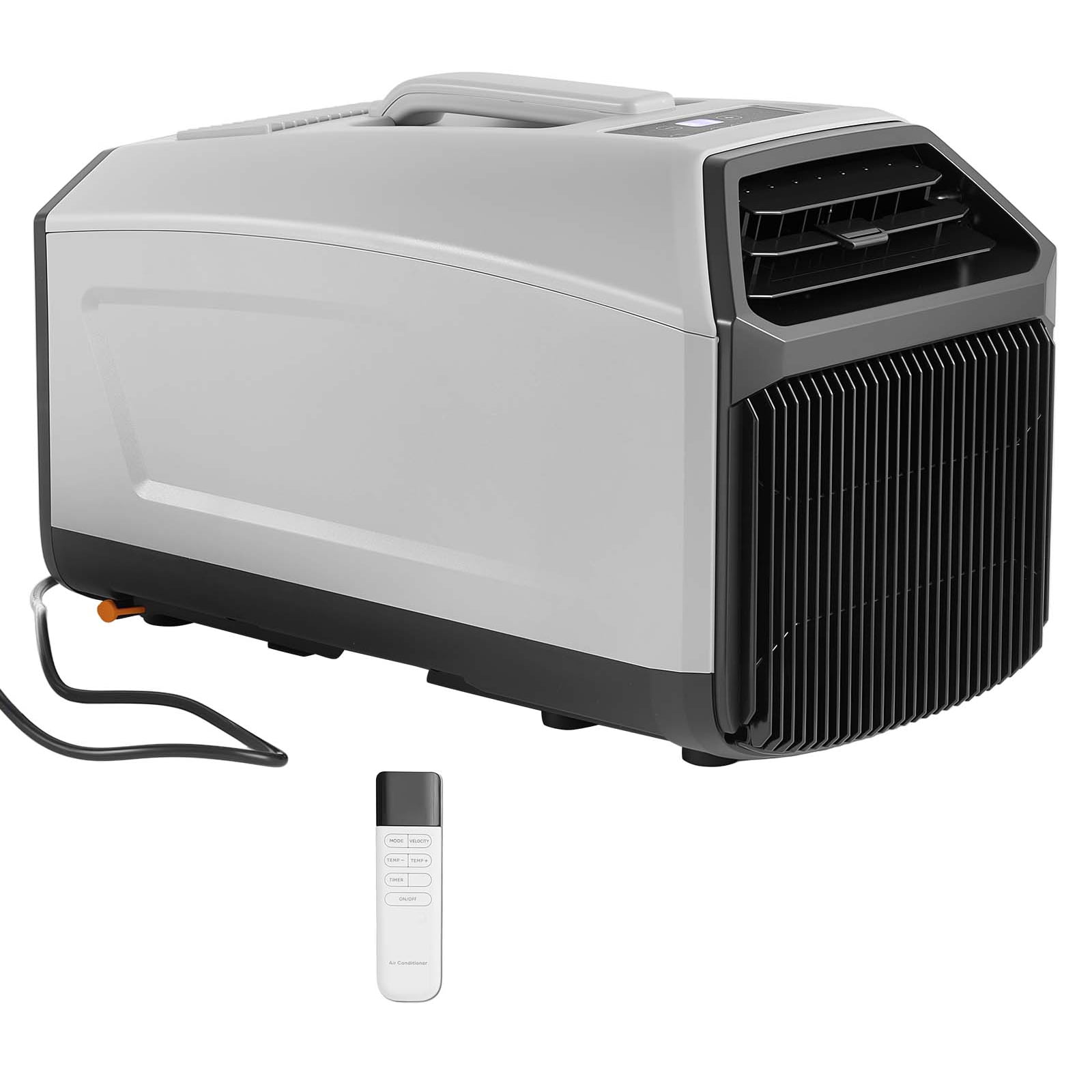 KFFKFF Portable Camping Air Conditioner 3050 BTU, Compact Tent Cooling Unit with Hose, Remote Control & Touch Panel, Adjustable Temperature Range 61–90°F, 150 m³/h Airflow, Quiet Operation
