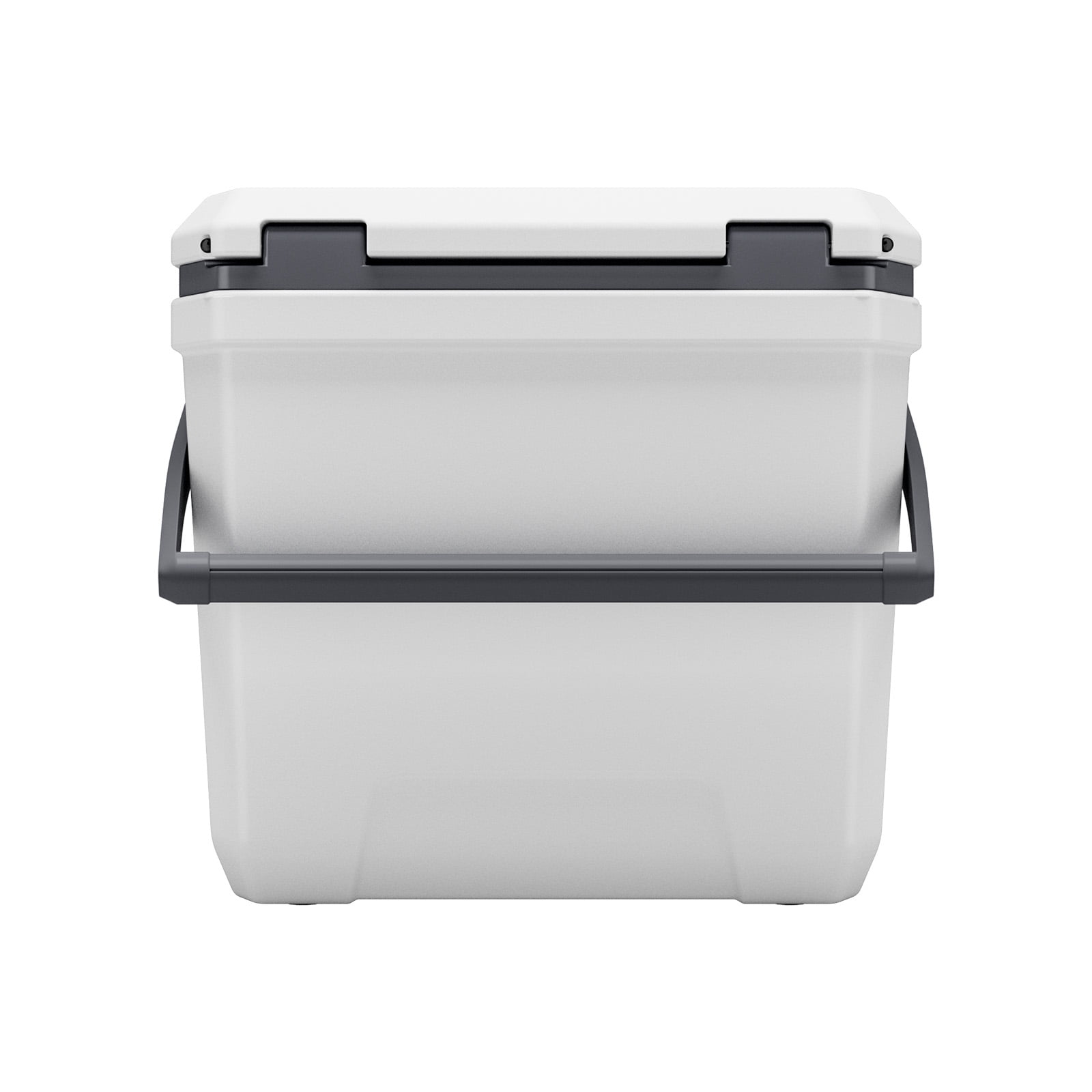 KFFKFF Portable Cooler, 38 QT Hard Cooler with Extended Ice Retention, Durable Handles and Integrated Cup Holder, Lightweight and Sturdy Insulated Design, Ideal for Family Outings and Extended Travel