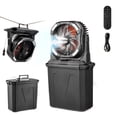 thumbnail image 1 of KFFKFF Portable Misting Fan with High-Speed Motor, Water Tank, Rechargeable Battery, Adjustable Speeds, and Lighting Options for Indoor and Outdoor Use, 1 of 9