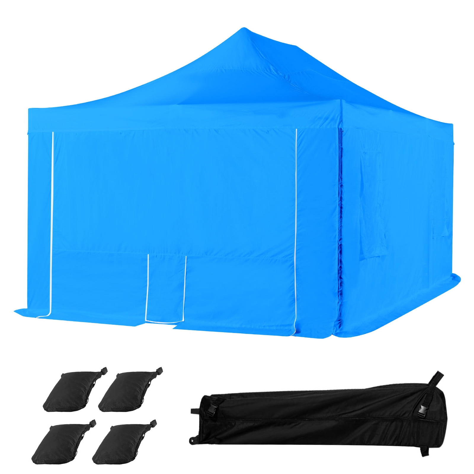KFFKFF Portable Paint Booth Tent, 231.1 x 156.7 x 70.08 inch Spray Tent with Waterproof Material, Foldable Frame, and 4 Mesh Side Windows for Painting Auto Parts, Furniture, and Cars