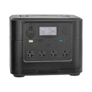 KFFKFF Portable Power Station, 1200W Solar Generator with 806Wh LiFePO4 Battery, 10 Output Ports for Home Backup, Outdoor Adventures, and RV Trips Solar Panel Not Included
