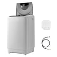 thumbnail image 1 of KFFKFF Portable Washing Machine, Compact Washer 1.3 cu.ft with LED Display, Stainless Steel Drum, 8 Wash Programs & 6 Adjustable Water Levels, Ideal for Apartments, RVs, and Dorms, 1 of 9