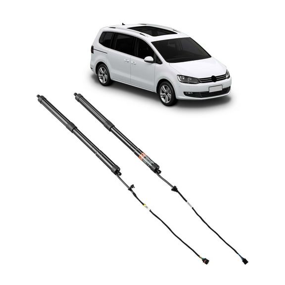 KFFKFF Power Lift Support for Tailgate, Suitable for 2010-2023 VW Sharan Models (7N,7N1,7N2), Electrically Operated Rear Hatch Shock Strut, Replacement Part OE# 7N0827851E 7N0827851G, Rear Left & Rig