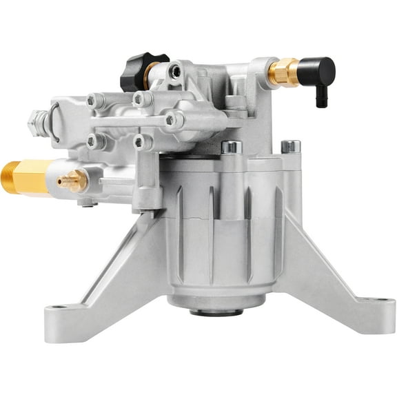 KFFKFF Power Washer Pump, Vertical Shaft of 7/8", 3400 PSI, 2.5 GPM, Substitute Washer Pumps Kit, Component Washer Pump, Suitable for Honda, Simpson, RYOBI, Briggs & Stratton, Subaru, Craftsman