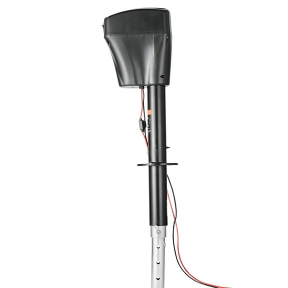 KFFKFF Powered Trailer Jack, 5000 lbs, Robust RV Electric Tongue Jack with 7-pin Connector, Hand Crank Handle & All-Weather Jack Cover, 10"-28.3" Elevation, Suitable for Trailers, Campers & RVs