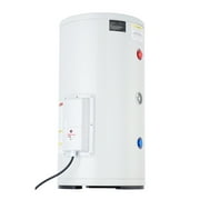 KFFKFF Powered Water Warmer, 18 Gallon Capacity Instantaneous Water Warming Unit, 1.6Kw Tank-Free Water Warming Device with LED Indicator, Dial Regulation, IPX4 Water-Resistant Lateral Connection