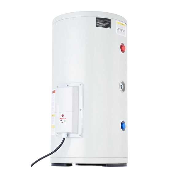 KFFKFF Powered Water Warmer, 18 Gallon Capacity Instantaneous Water Warming Unit, 1.6Kw Tank-Free Water Warming Device with LED Indicator, Dial Regulation, IPX4 Water-Resistant Lateral Connection