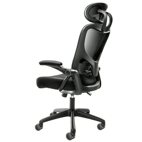KFFKFF Professional Office Seating with Modifiable Lumbar Reinforcement, Tall Rear Supportive Workstation Seating with Flexible Headrest, Office Seating Backrest Furnished with 2D Armrest, PC Seating