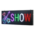 thumbnail image 1 of KFFKFF Programmable LED Sign, P10 Full Color Flexible Digital Scrolling Panel, Customizable Text and Pattern Display Board, Bluetooth App-Controlled Message Sign for Store Advertising, 40x14 in, 1 of 9