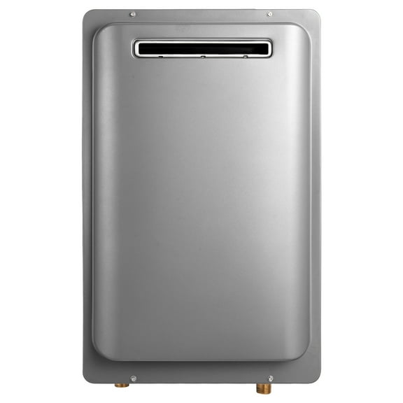 KFFKFF Propane Tankless Water Heater, 8-Gallon Outdoor Unit with 191,000 BTU Output, Instant Hot Water System Featuring Smart Temperature Adjustment, 3/4 inch NPT Connection