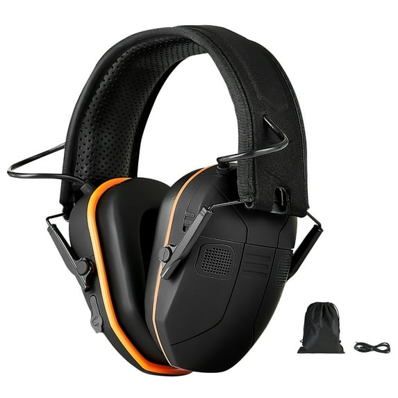 KFFKFF Protective Ear Covers, Digital Ear Protectors featuring 5.3 Bluetooth Tech and Sound Enhancement, Noise Diminishing Headset NRR23dB, Auditory Safeguard Ear Covers for Firearms Use