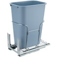 thumbnail image 1 of KFFKFF Pull-Out Trash Can 35L Single-Pullout Soft-Close Recycling Bin Heavy Duty Garbage Under Mount Kitchen Trash Can in Grey, 1 of 10