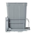 thumbnail image 1 of KFFKFF Pull-Out Trash Can for Kitchen Cabinets, 35 QT Waste and Recycling Bin, Under-Mount Garbage Container with Durable Metal Soft-Close Slide System and Door-Mount Kit, 1 of 9