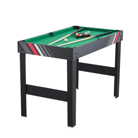 KFFKFF Quad-Function Game Table Kit, 48" Air Hockey Surface, Versatile Table Featuring Air Hockey, Pool, Foosball, Table Tennis, Pushers & Pucks, Recreational Arcade Table for Home Game Space