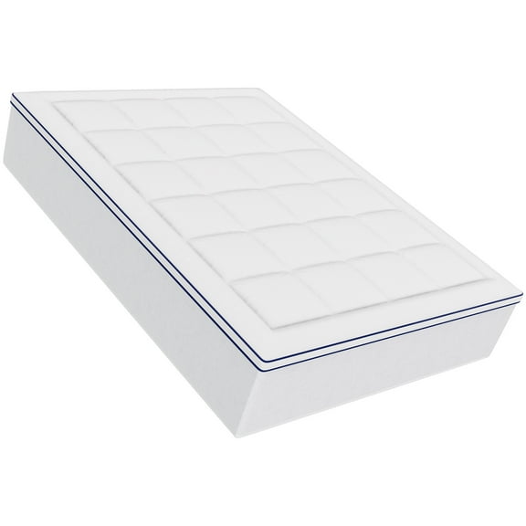 KFFKFF Queen Mattress Pad, 1" Thick, Fiber Filled with Removable & Washable Cover, Offers Comfort & Support, Enhances Airflow, Includes Side Pocket for Storage