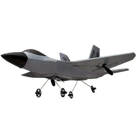 KFFKFF RC Aircraft, 2.4GHZ Dual-Channel Remote-Controlled Plane with 6-Axis Gyro Stability, Pre-Assembled Combat Airplane Model with Dual Batteries, User-Friendly RC Glider for All Ages