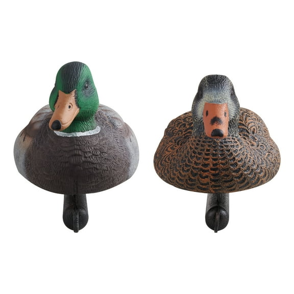 KFFKFF Realistic Floating Duck Decoys, Durable Plastic Design for Hunting and Outdoor Use, Suitable for Pool, Pond, Lake, or Garden Decoration, Lightweight and Portable, 6-Pack