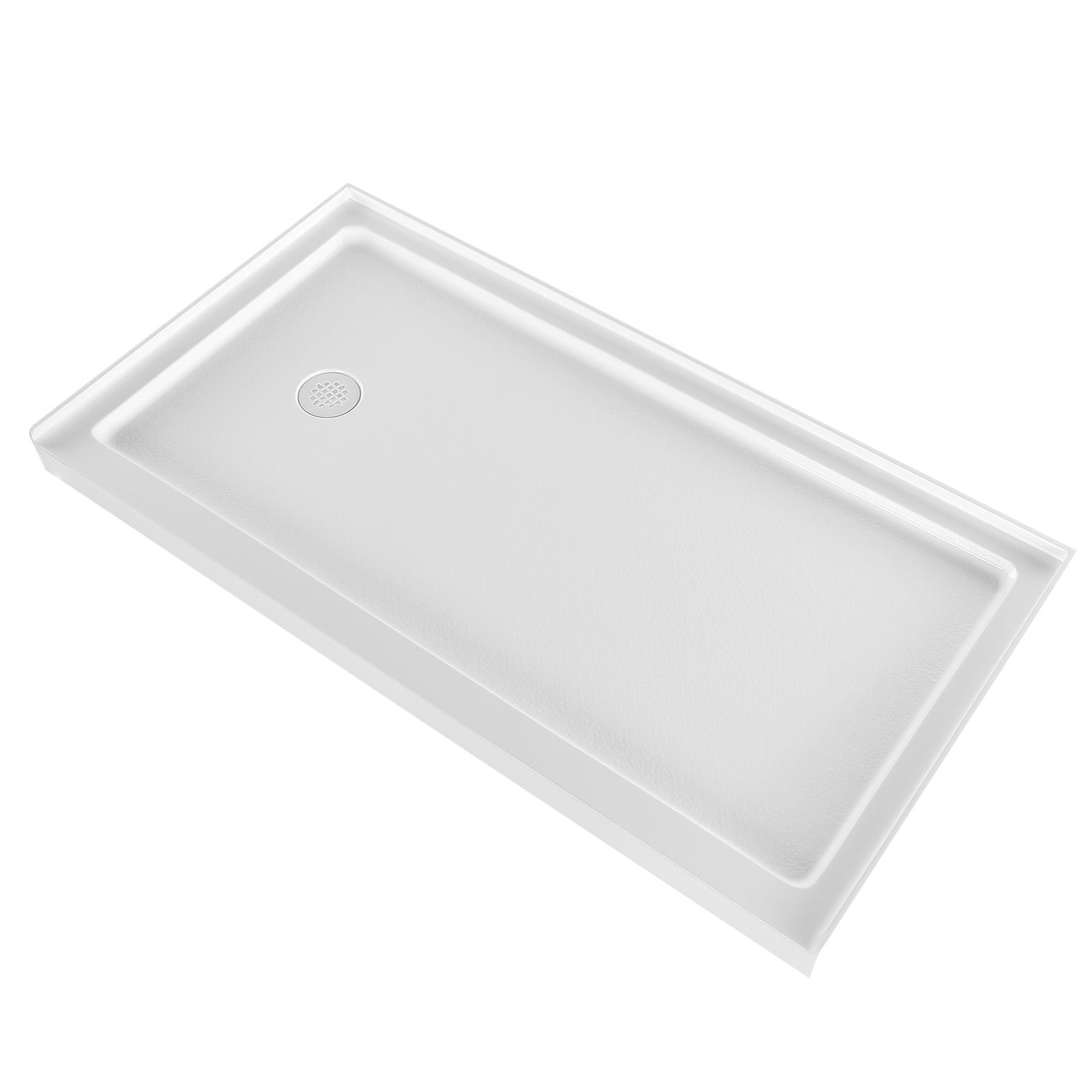 KFFKFF Rectangular Shower Pan, 60″ L x 30″ W Single Threshold Base ...