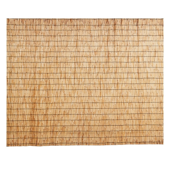 KFFKFF Reed Privacy Screen, 4x16.4 ft, Natural Reed Roll-Up Fence for Outdoor Patios, Decorative Garden Barrier, Backyard Divider, and Balcony Decor