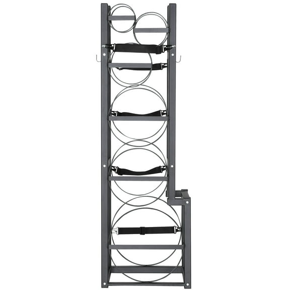 KFFKFF Refrigerant Tank Rack 1x50+2 x 30lbs+3 Small Tanks Cylinder Tank Rack