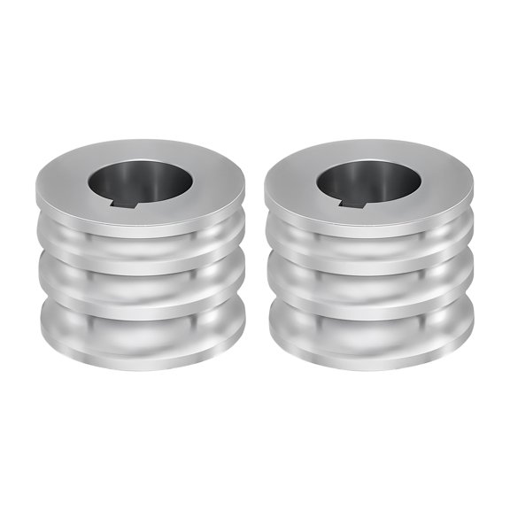 KFFKFF Replacement Roller for Rolling Mill with 3 Groove Sizes and 2 Domed Rollers, Jewelry Crafting Tool Accessory, Durable Alloy Steel, Simple Installation, Suitable for Shaping Metals like Gold