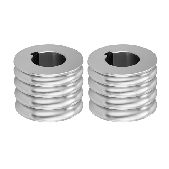 KFFKFF Replacement Roller for Rolling Mill with 4 Groove Sizes and 2 Round Rollers, Jewelry Crafting Tool Accessory, Durable Alloy Steel, Simple Installation, Suitable for Shaping Metals like Gold