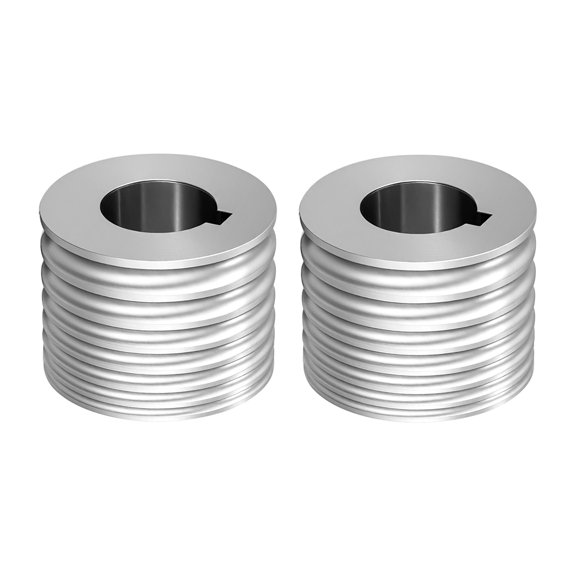 KFFKFF Replacement Roller for Rolling Mill with 7 Groove Sizes and 2 Round Rollers, Jewelry Crafting Tool Accessory, Durable Alloy Steel, Simple Setup, Ideal for Shaping Metals like Gold, Silver