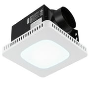 KFFKFF Restroom Air Circulation System, 80 CFM Superior Performance, 1.5sones Minimal Sound Production, Pure Copper Motor, Economical Overhead Restroom Fan, No Attic Entry Required