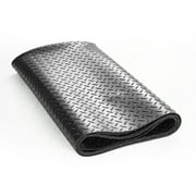 KFFKFF Rubber Mat with Diamond-Plate Design, 3 mm x 4 ft x 10 ft, Ideal for Garage Floors, SBR Rubber Material, Simple to Maintain, Suitable for Car Underbody, Garage, Industrial Gym, in Black