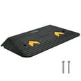 thumbnail image 1 of KFFKFF Rubber Threshold Ramp Door Ramp 3" Rise 33069 lbs Load Rubber Curb Ramp, 1 of 9